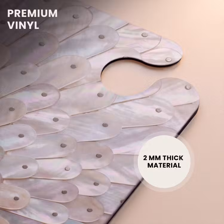 CaseSwap™ - Mother-of-Pearl - Pattern - Decoration - Craft - White — 6
