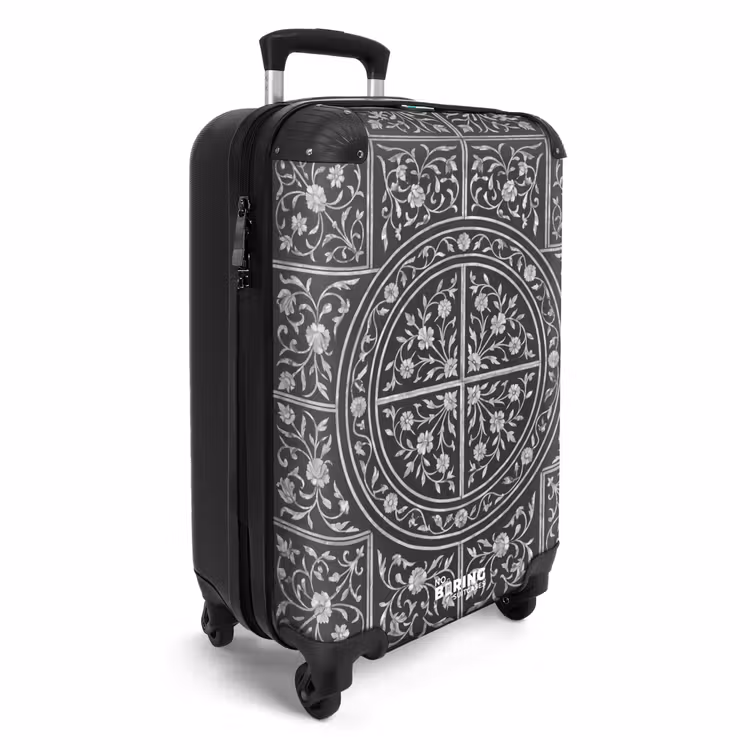 CaseSwap™ - Pattern - Floral Motif - Decorative - Classic - Black — 2