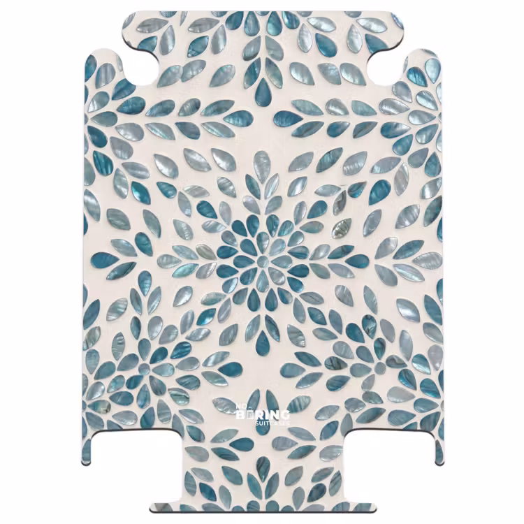 CaseSwap™ - Pattern - Leaves - Abstract - Modern - Turquoise — 1