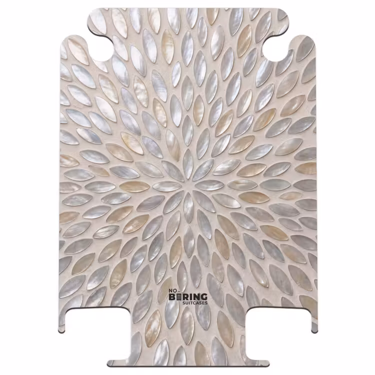 CaseSwap™ - Pattern - Oval - Shiny - Abstract - Beige — 1