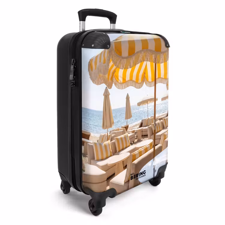 CaseSwap - Beach - Sunbeds - Vacation - Modern - Yellow — 2