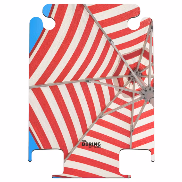 CaseSwap™ - Umbrella - Stripes - Summer - Red - Blue — 1