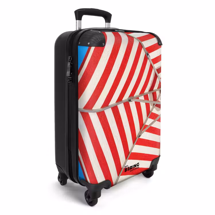 CaseSwap™ - Umbrella - Stripes - Summer - Red - Blue — 2