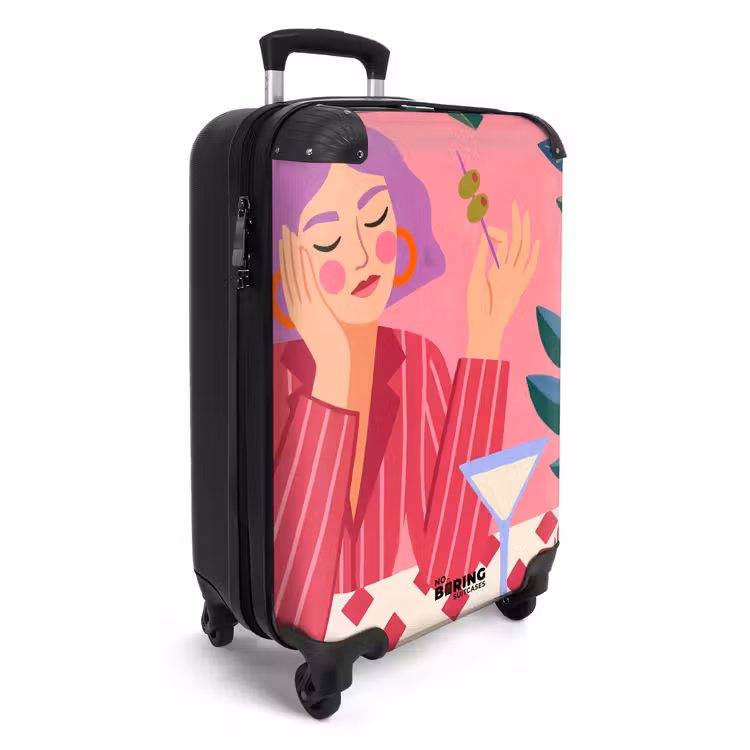 CaseSwap™ - Woman - Cocktail - Flowers - Modern - Pink — 2