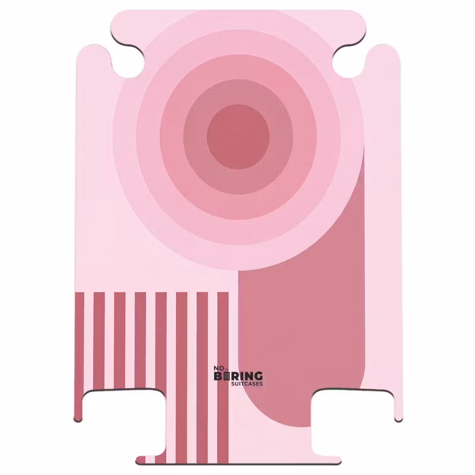 CaseSwap - Abstract - Circles - Stripes - Modern - Pink — 1
