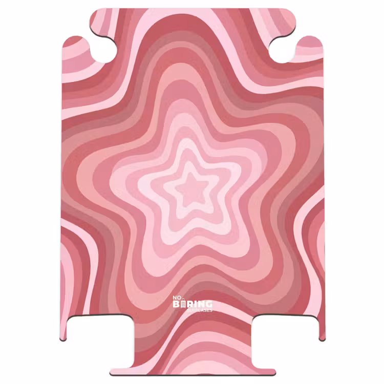 CaseSwap™ - Star - Wavy - Abstract - Pink — 1