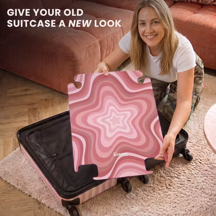 CaseSwap™ - Star - Wavy - Abstract - Pink — 3