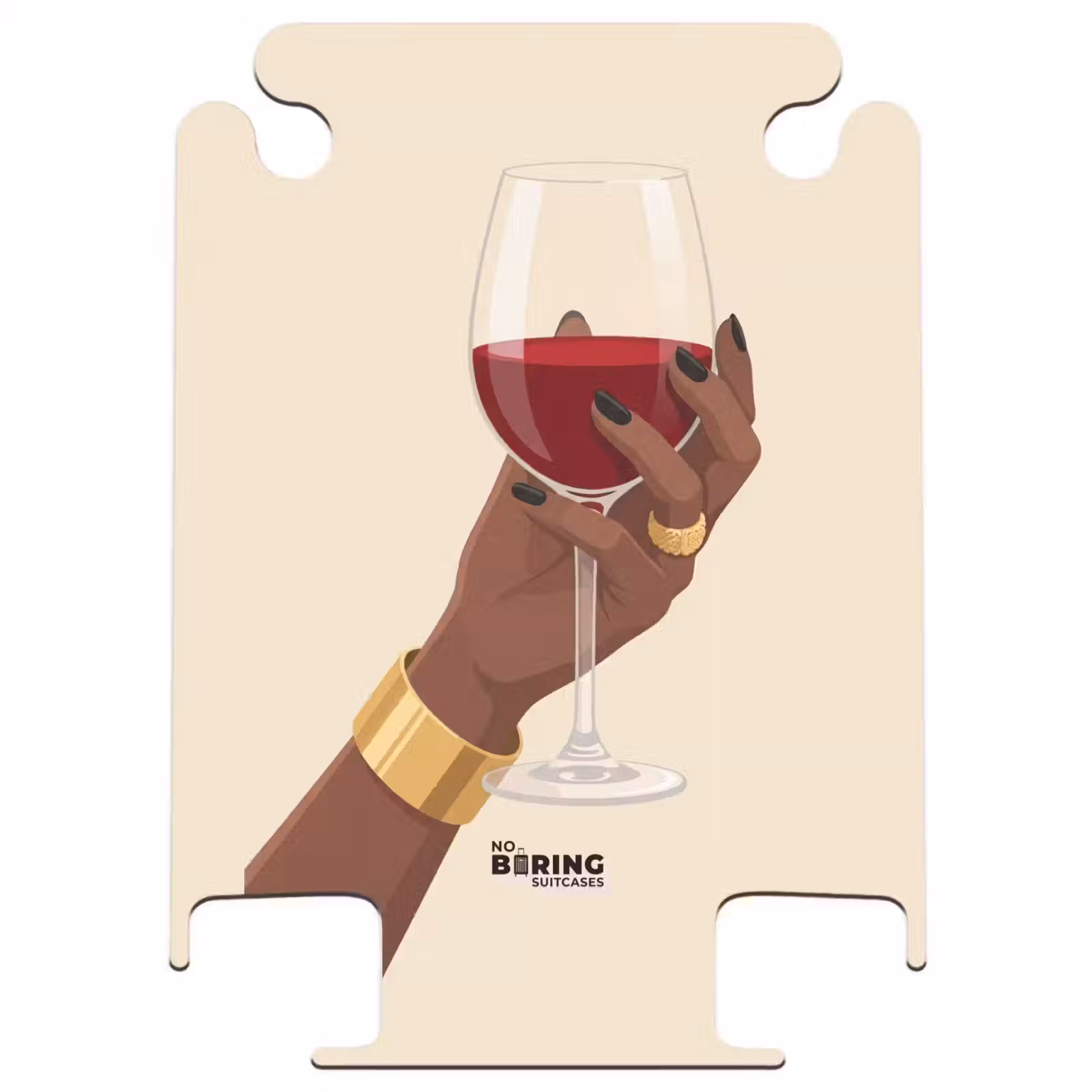 CaseSwap - Woman - Wine - Glass - Illustration - Red — 1
