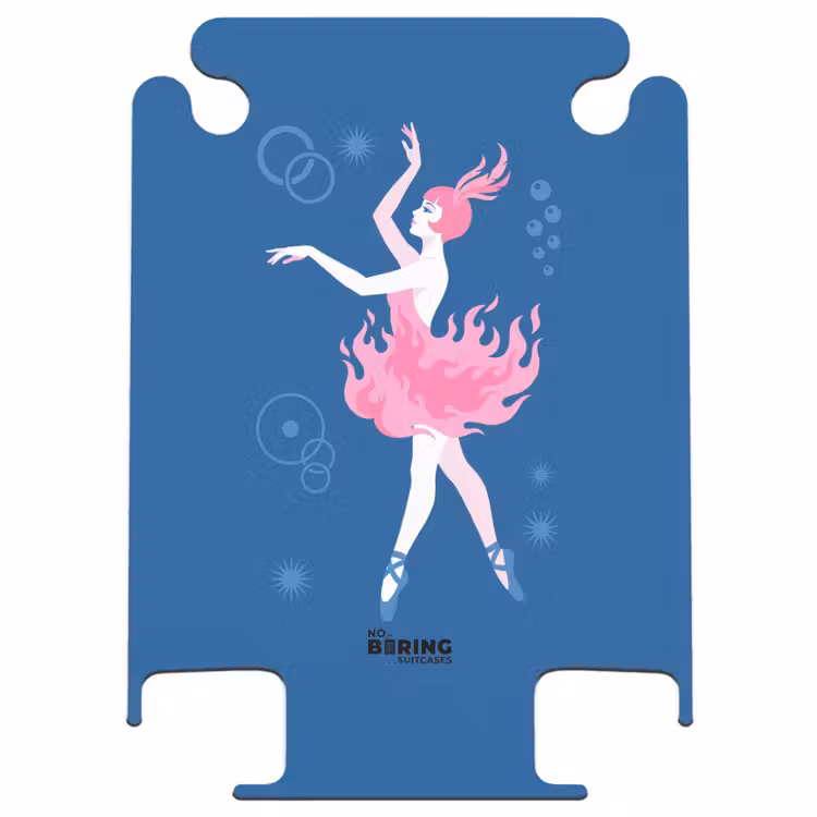 CaseSwap™ - Dancer - Flame Skirt - Abstract - Pink - Blue — 1