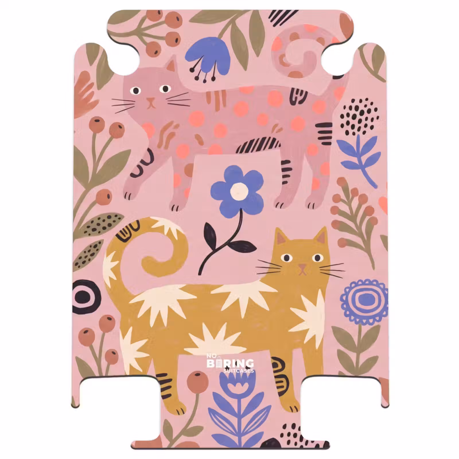 CaseSwap™ - Cat - Flowers - Animals - Modern - Pink — 1