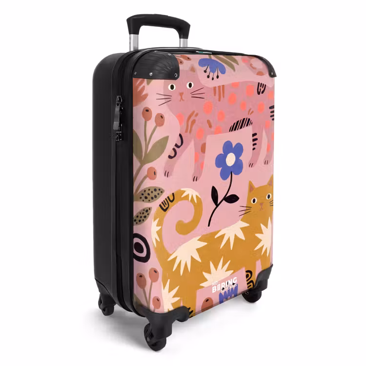 CaseSwap™ - Cat - Flowers - Animals - Modern - Pink — 2