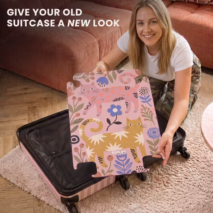 CaseSwap™ - Cat - Flowers - Animals - Modern - Pink — 3