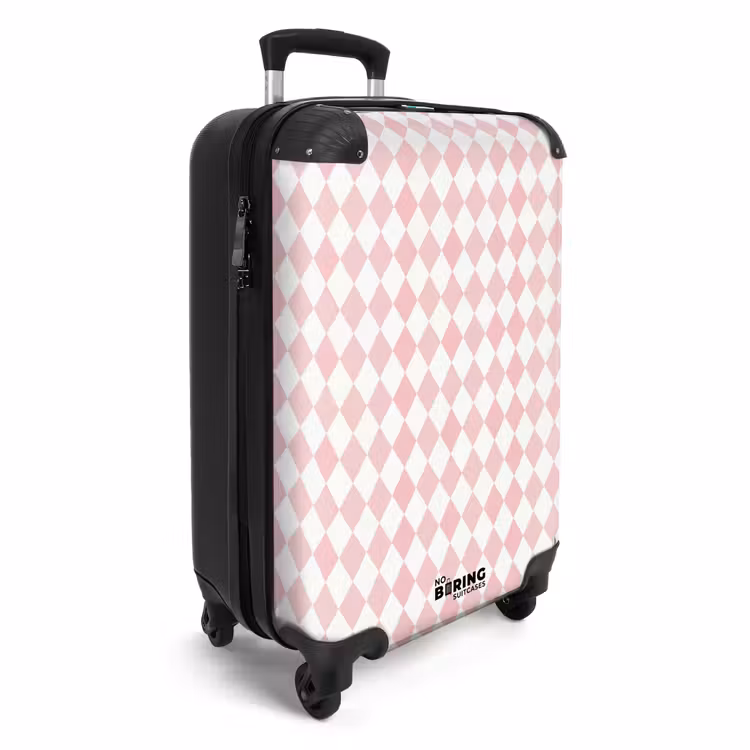 CaseSwap™ - Light Pink - Diamonds - Geometric - Pattern — 2