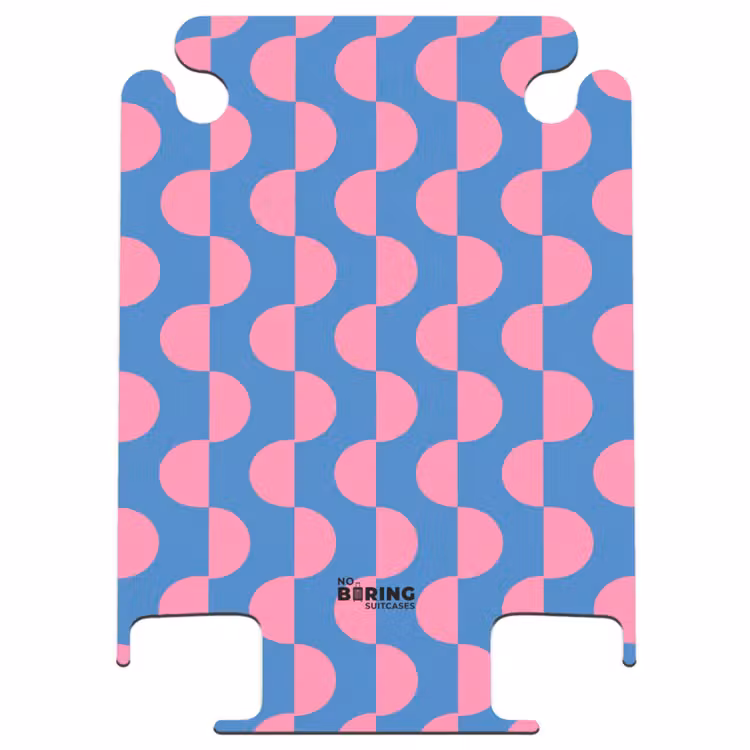 CaseSwap™ - Pattern - Half Circles - Abstract - Modern - Pink - Blue — 1
