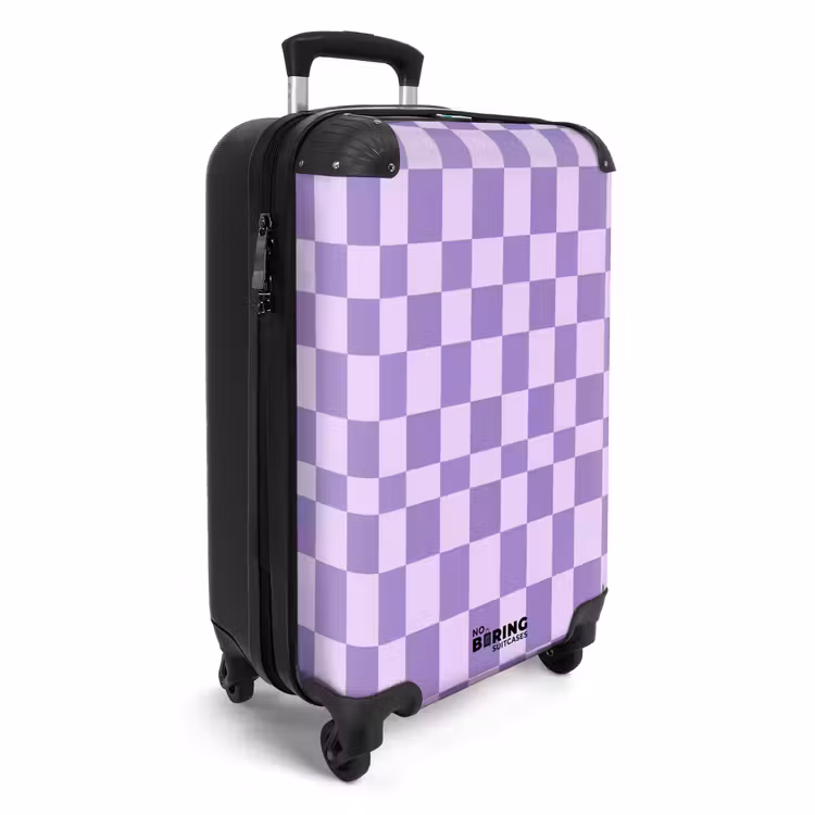 CaseSwap™ - Purple - Geometric - Checkered - Blocks - Pattern — 2