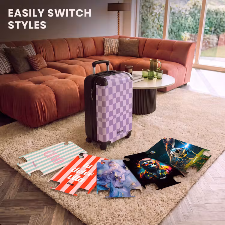 CaseSwap™ - Purple - Geometric - Checkered - Blocks - Pattern — 5