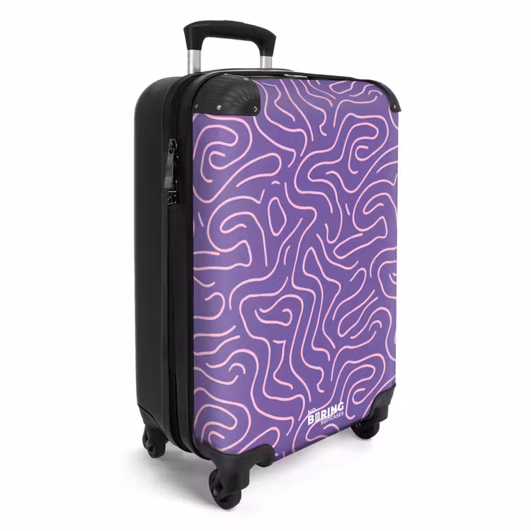 CaseSwap™ - Purple - Pink - Abstract - Lines - Maze - Pattern — 2