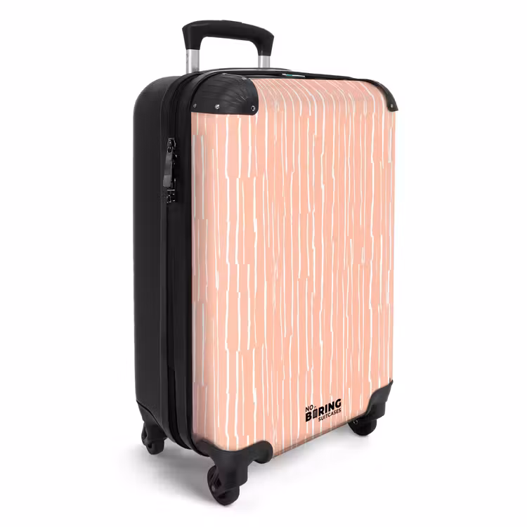 CaseSwap™ - Salmon Pink - Stripes - Hand-drawn - Pattern — 2