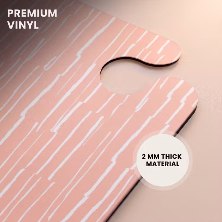 CaseSwap™ - Salmon Pink - Stripes - Hand-drawn - Pattern — 6