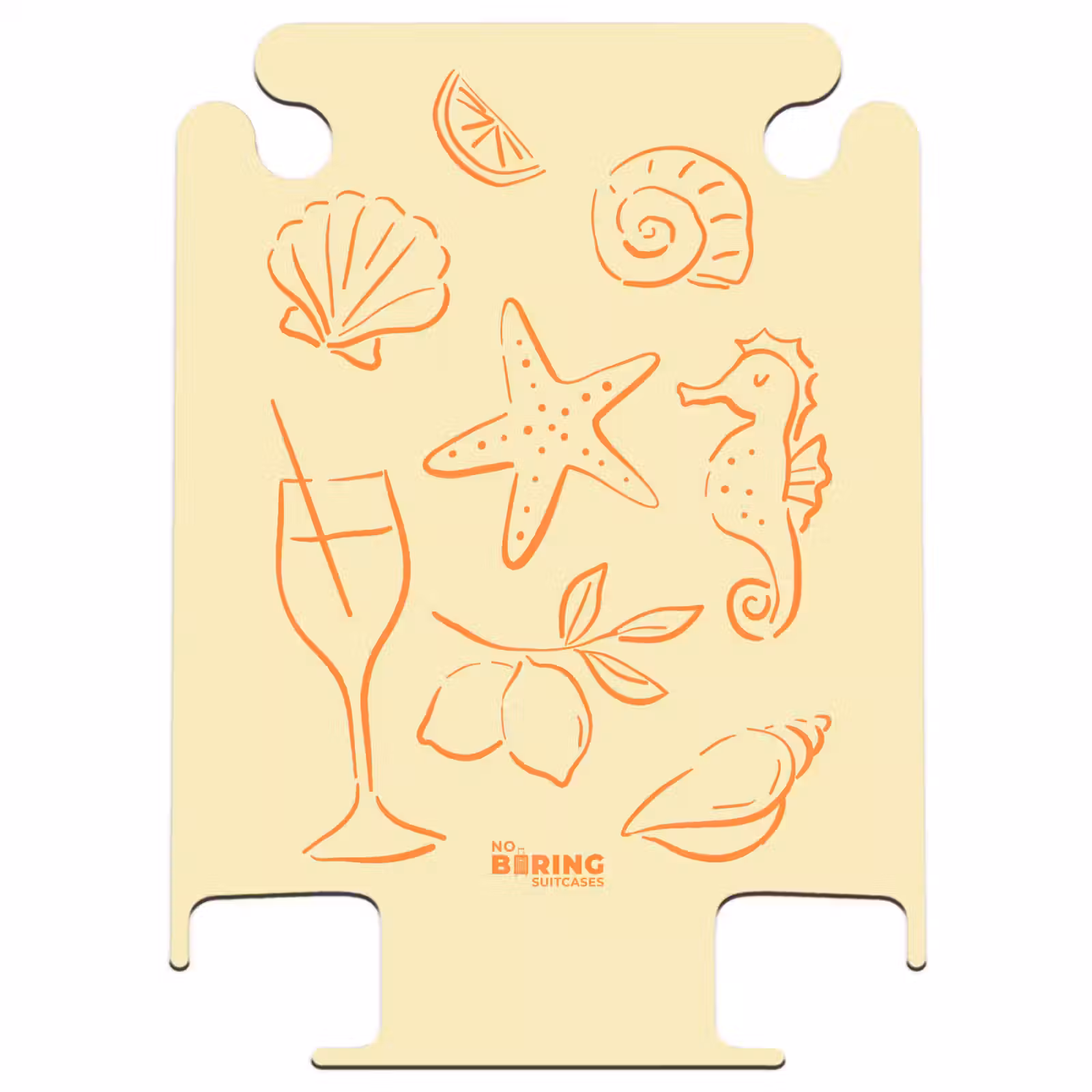 CaseSwap™ - doodles - Shells - Yellow — 1