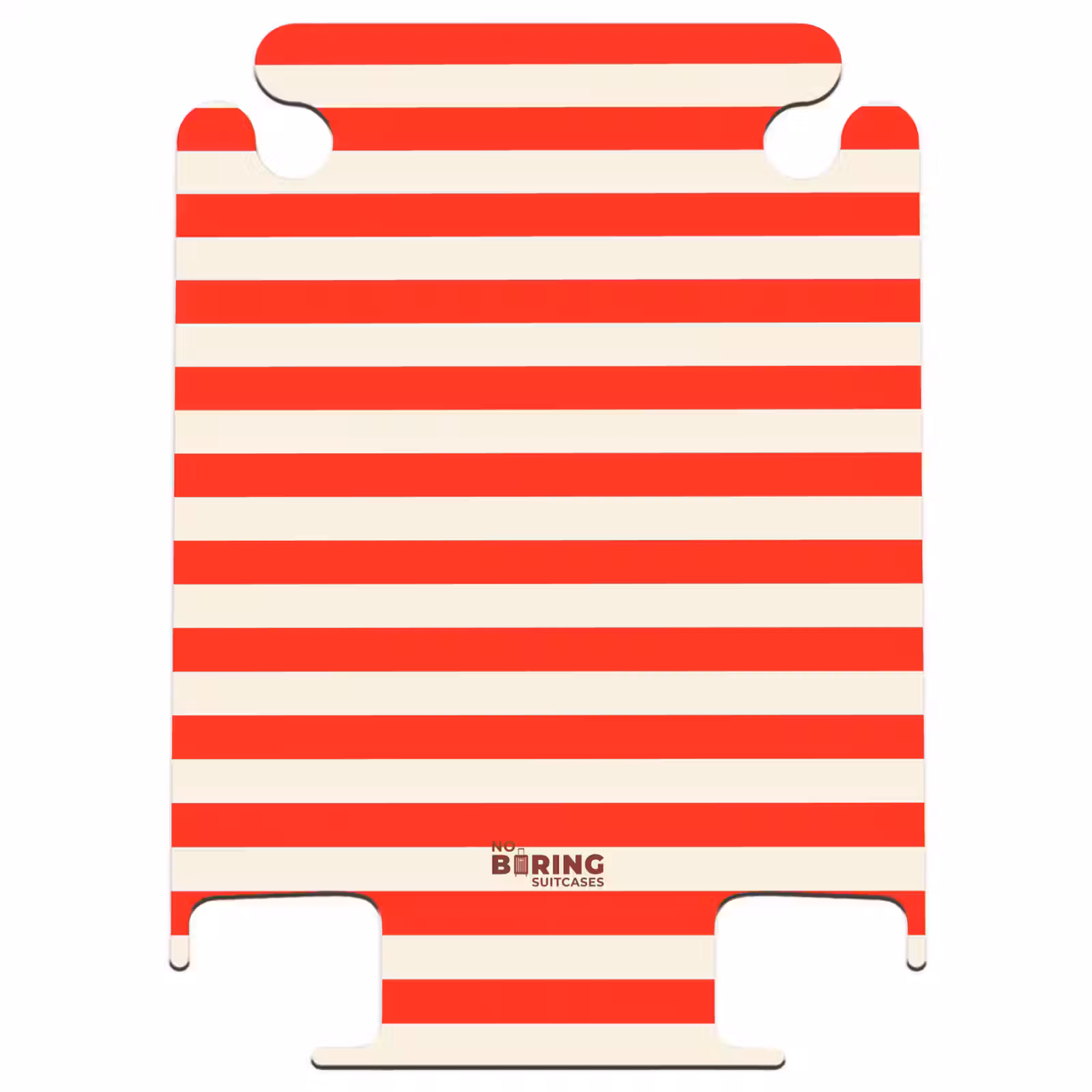 CaseSwap™ - Horizontal Stripes - Red - White — 1
