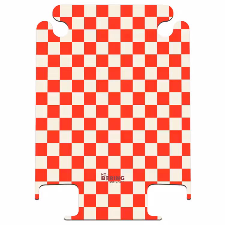 CaseSwap™ - Chessboard Pattern - Red - White — 1