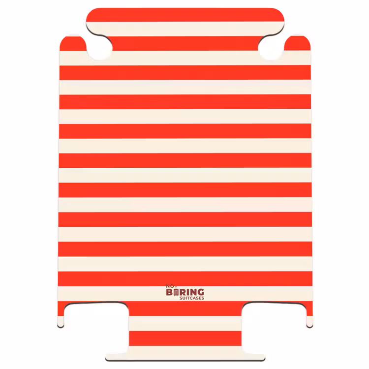 CaseSwap™ - Horizontal Stripes - Red - White — 1