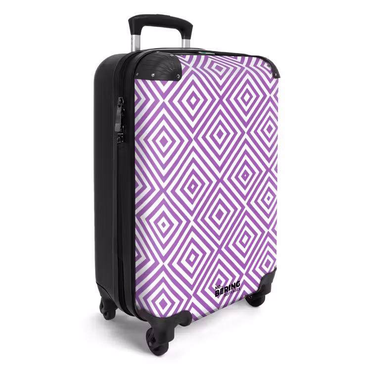 CaseSwap™ - Purple - Geometric - Diamonds - Concentric - Pattern — 2