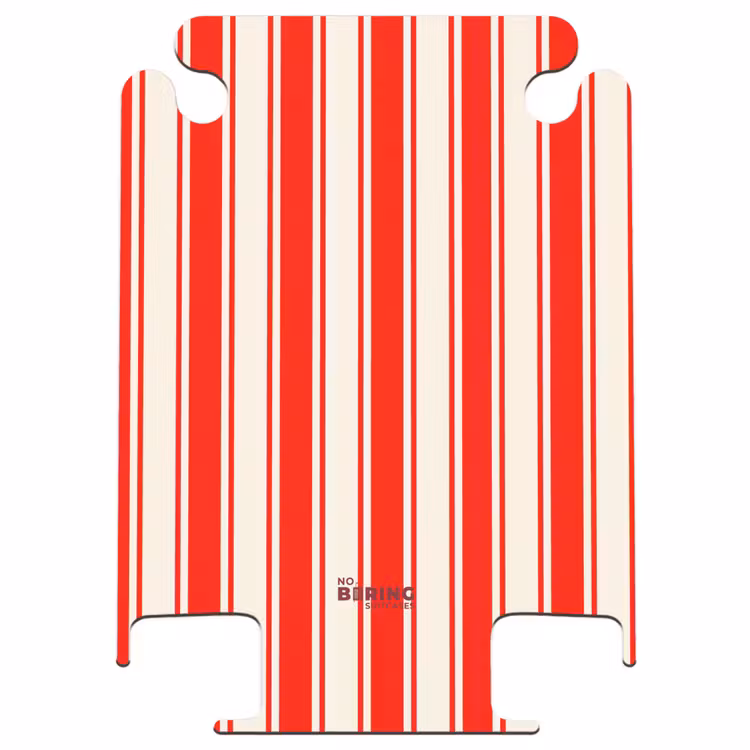 CaseSwap™ - Vertical Stripes - Red - White — 1