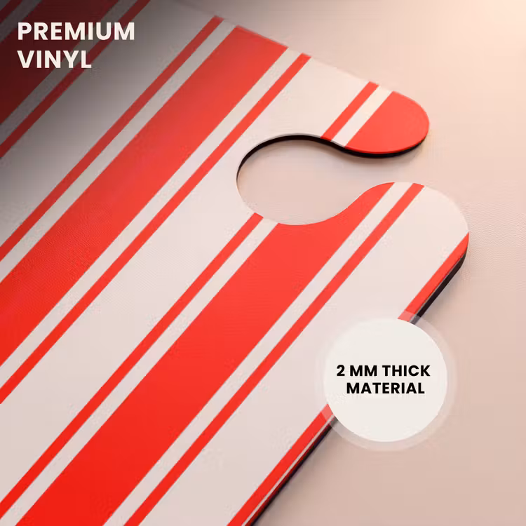 CaseSwap™ - Vertical Stripes - Red - White — 6