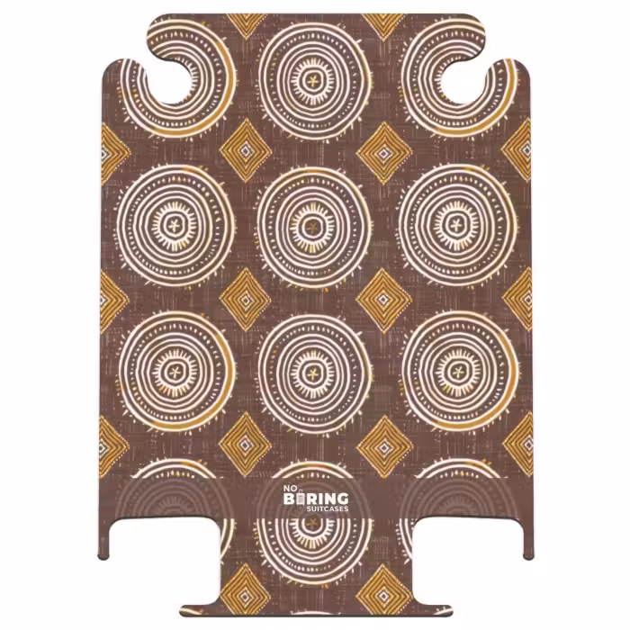 CaseSwap™ - Chocolate Brown - Ethnic - Tribal - Circles - Pattern