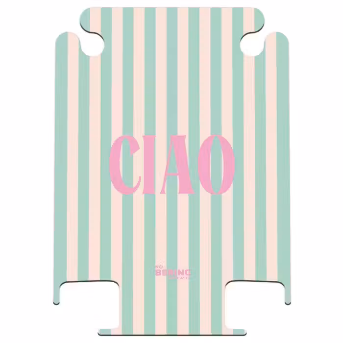 CaseSwap™ - Quotes - Ciao mint green and salmon color