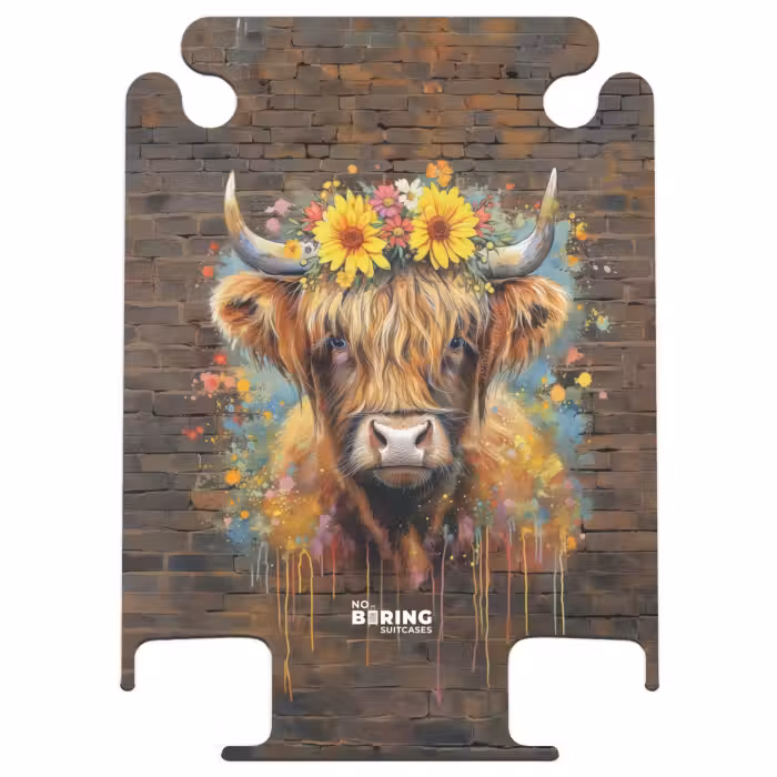 CaseSwap™ - Graffiti Scottish highlander with flowers