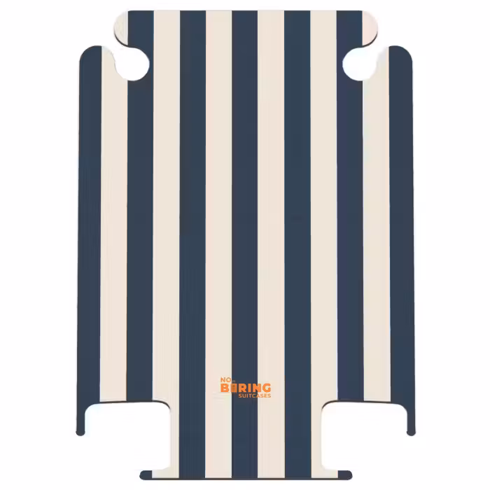CaseSwap™ - Vertical stripes - Blue - Cream